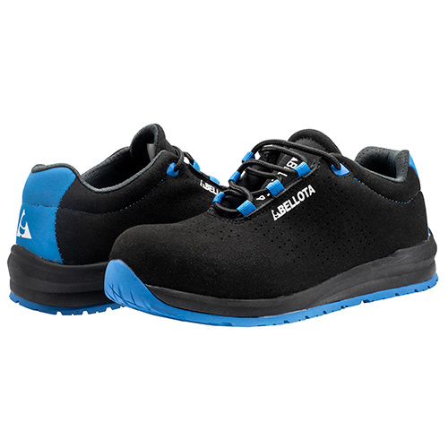 Cita sobras Impuestos Vestuario laboral - Zapato Seguridad BELLOTA Industry S1P-72351 Negro y Azul